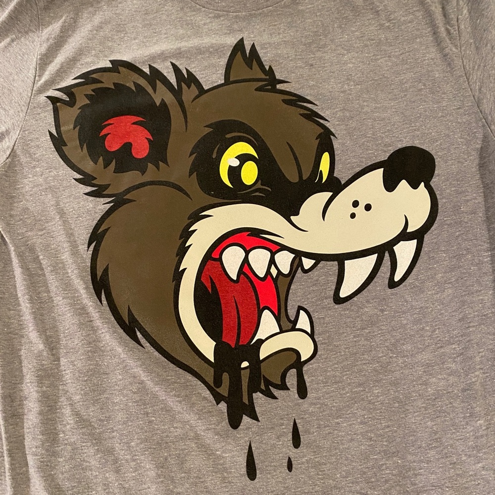 WOLF by Skinny Buddha Co. T Shirt - Picture 2 of 5